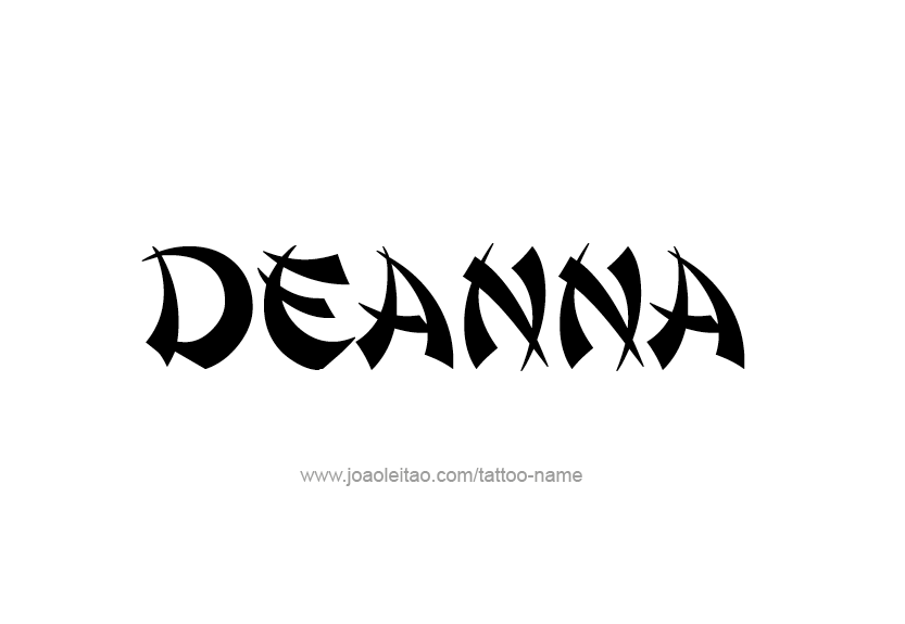 Tattoo Design Name Deanna   