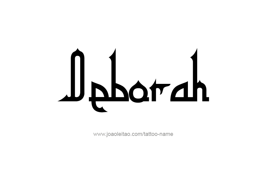 Tattoo Design Name Deborah   