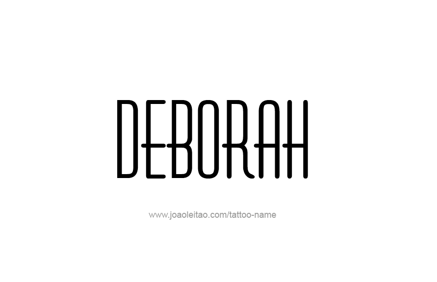 Tattoo Design Name Deborah   