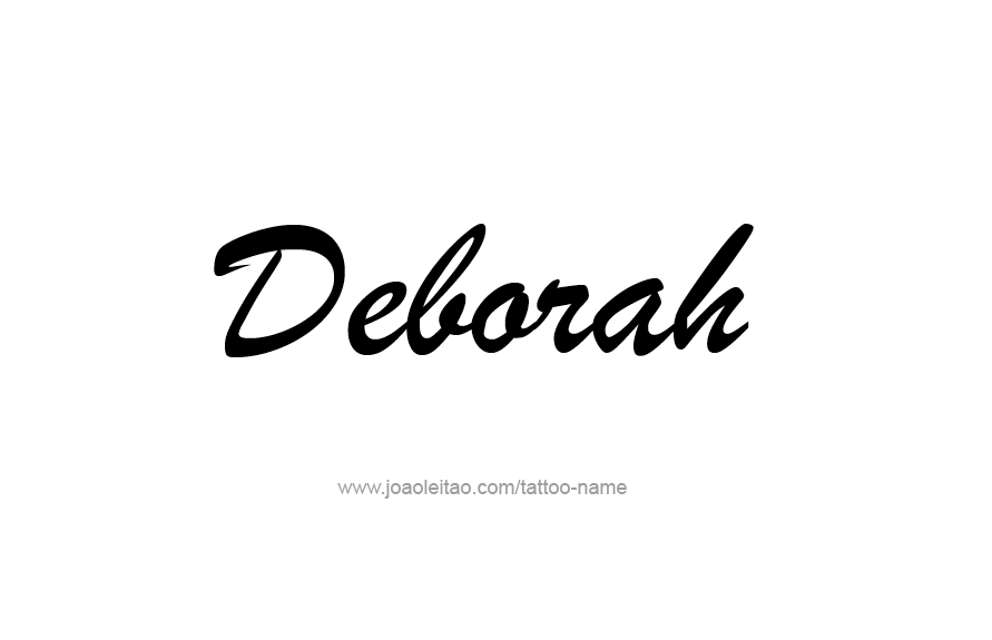 Tattoo Design Name Deborah   