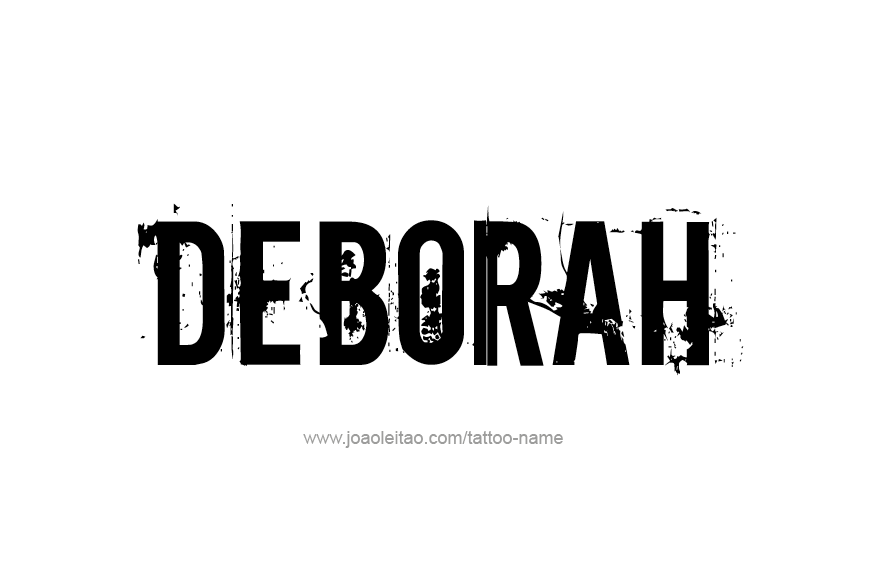 Tattoo Design Name Deborah   