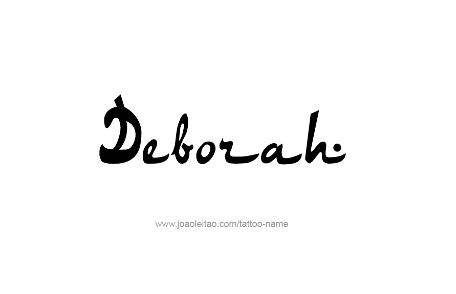 Tattoo Design Name Deborah   