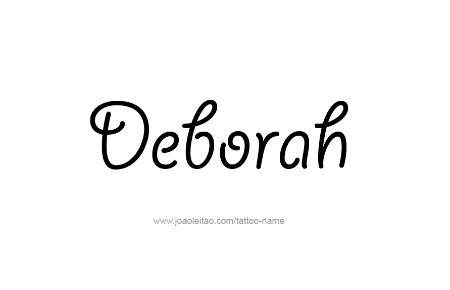 Tattoo Design Name Deborah   