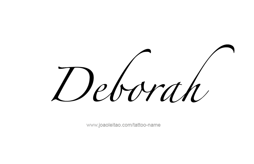 Tattoo Design Name Deborah   