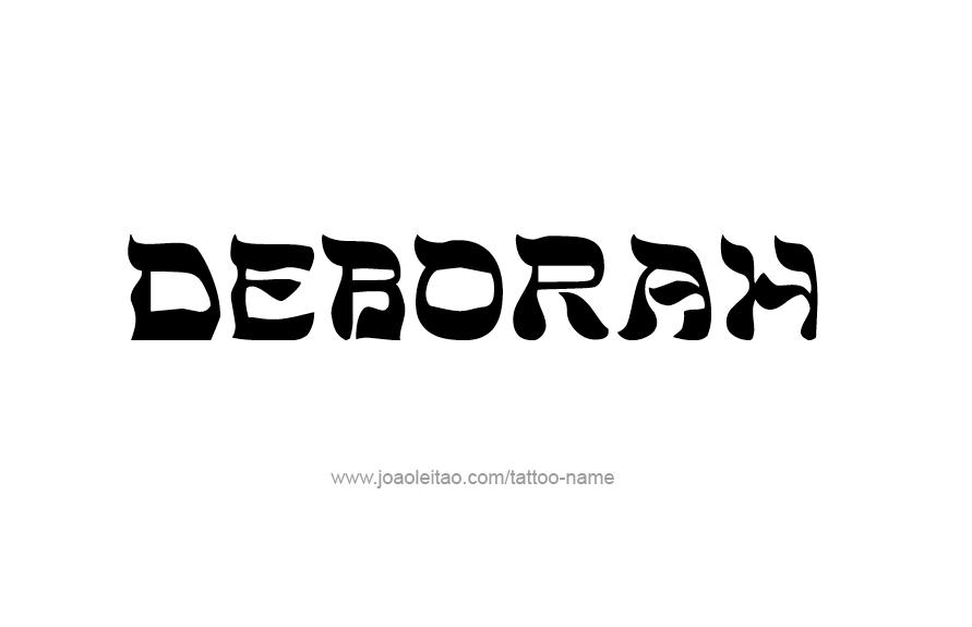 Tattoo Design Name Deborah   