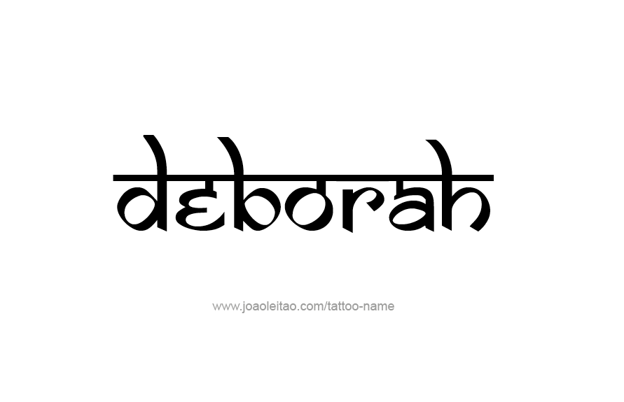 Tattoo Design Name Deborah   