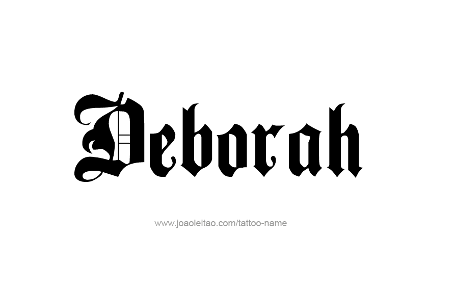 Tattoo Design Name Deborah   