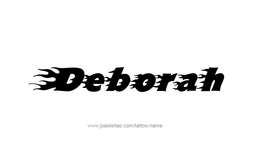 Tattoo Design Name Deborah   