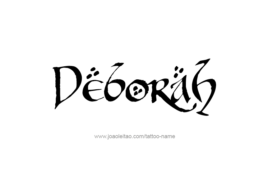 Tattoo Design Name Deborah   