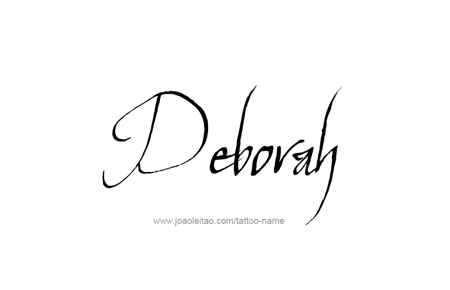 Tattoo Design Name Deborah   