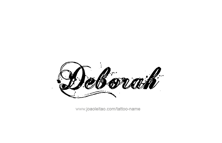 Tattoo Design Name Deborah   