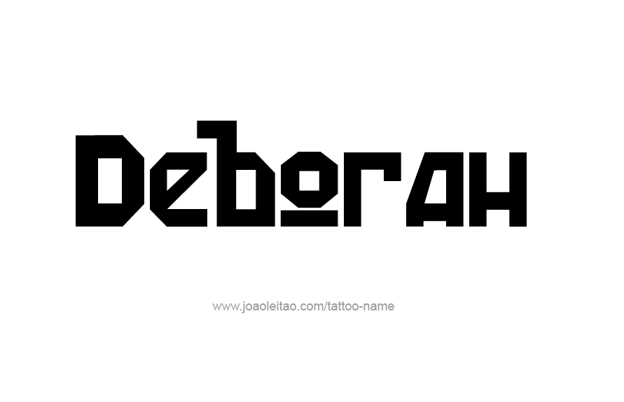 Tattoo Design Name Deborah   