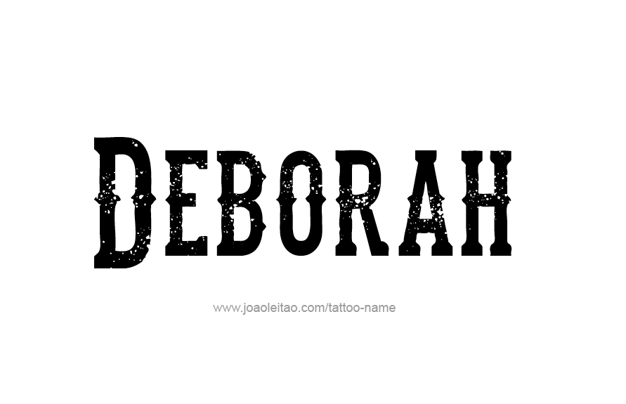 Tattoo Design Name Deborah   