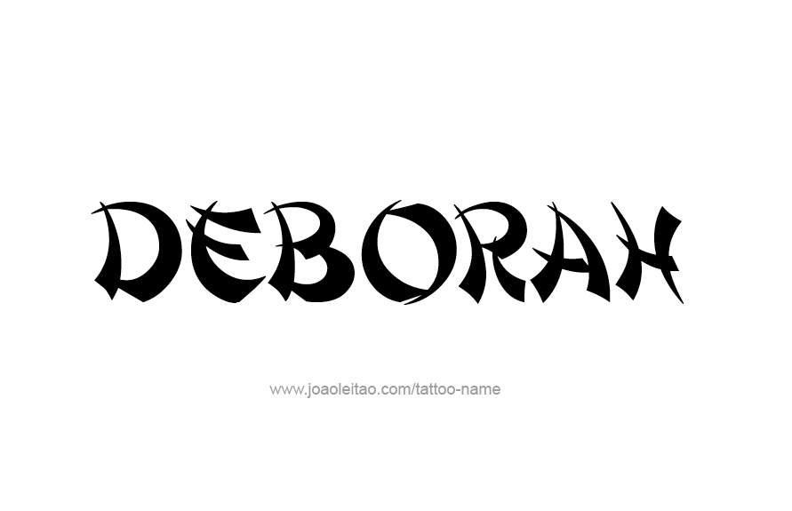 Tattoo Design Name Deborah   