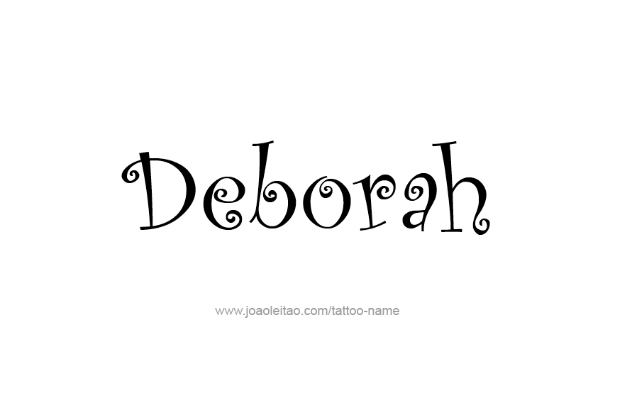 Tattoo Design Name Deborah   