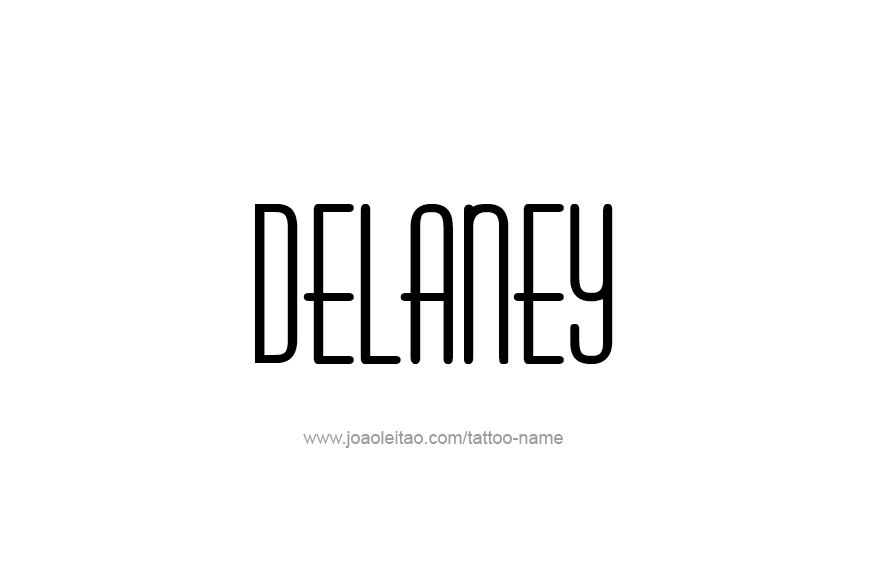 Tattoo Design Name Delaney   