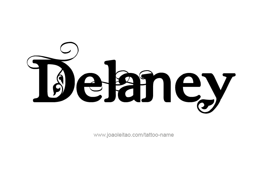 Tattoo Design Name Delaney   