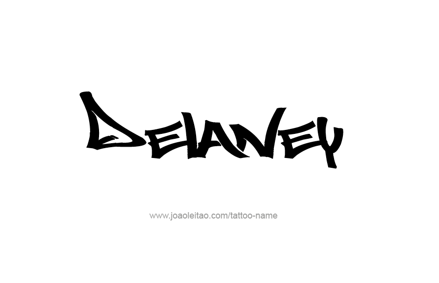 Tattoo Design Name Delaney   