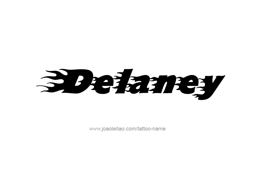 Tattoo Design Name Delaney   