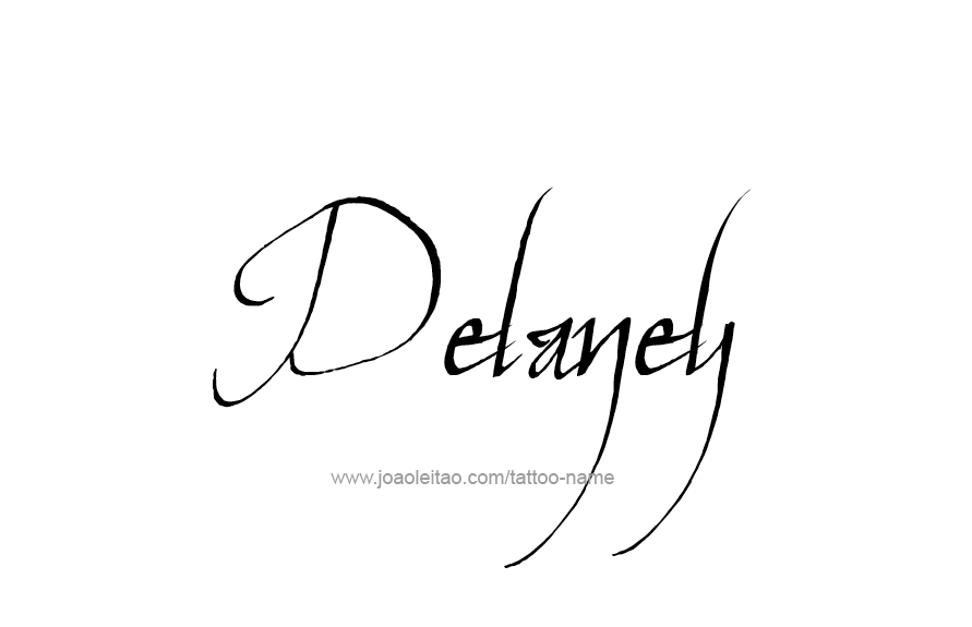 Tattoo Design Name Delaney   