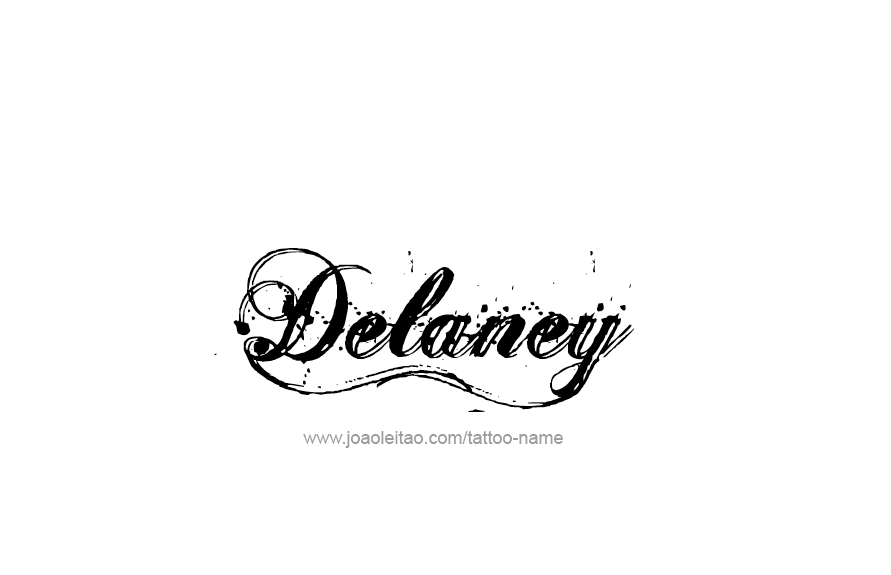 Tattoo Design Name Delaney   