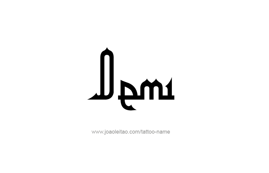 Tattoo Design Name Demi   