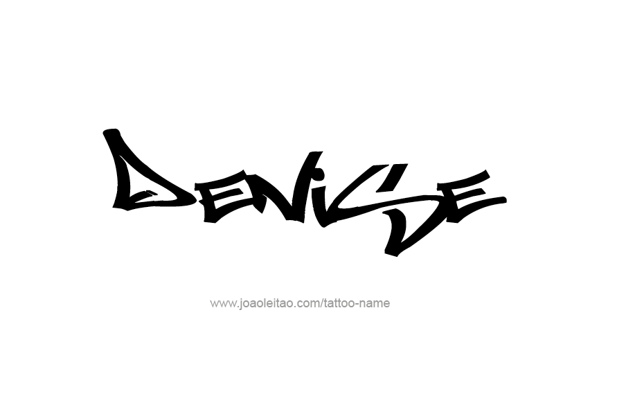Tattoo Design Name Denise   