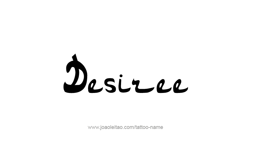 Tattoo Design Name Desiree   