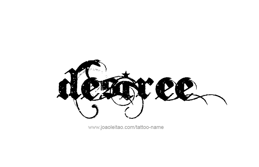 Tattoo Design Name Desiree   