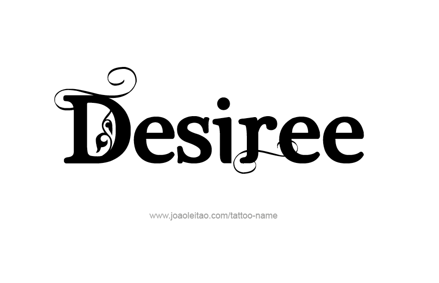 Tattoo Design Name Desiree   