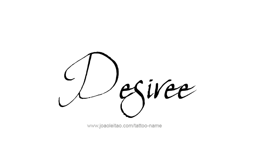Tattoo Design Name Desiree   