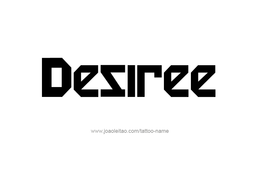 Tattoo Design Name Desiree   