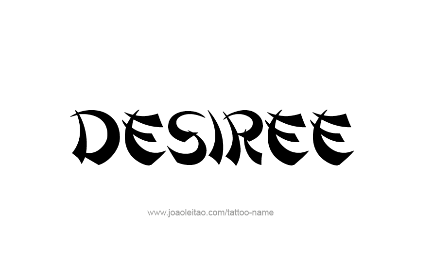 Tattoo Design Name Desiree   