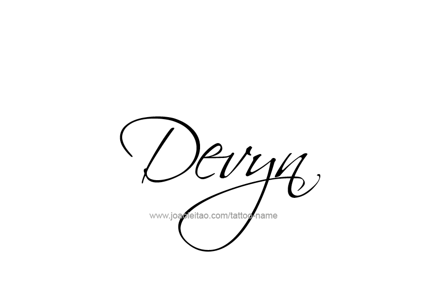 Tattoo Design Name Devyn   