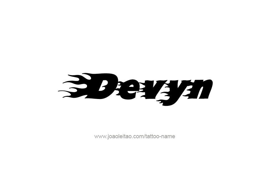 Tattoo Design Name Devyn   