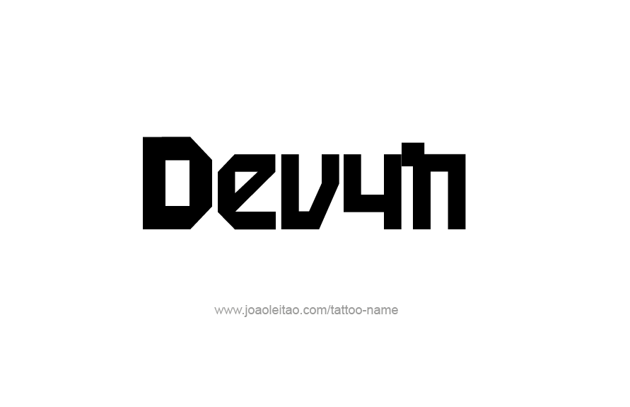 Tattoo Design Name Devyn   