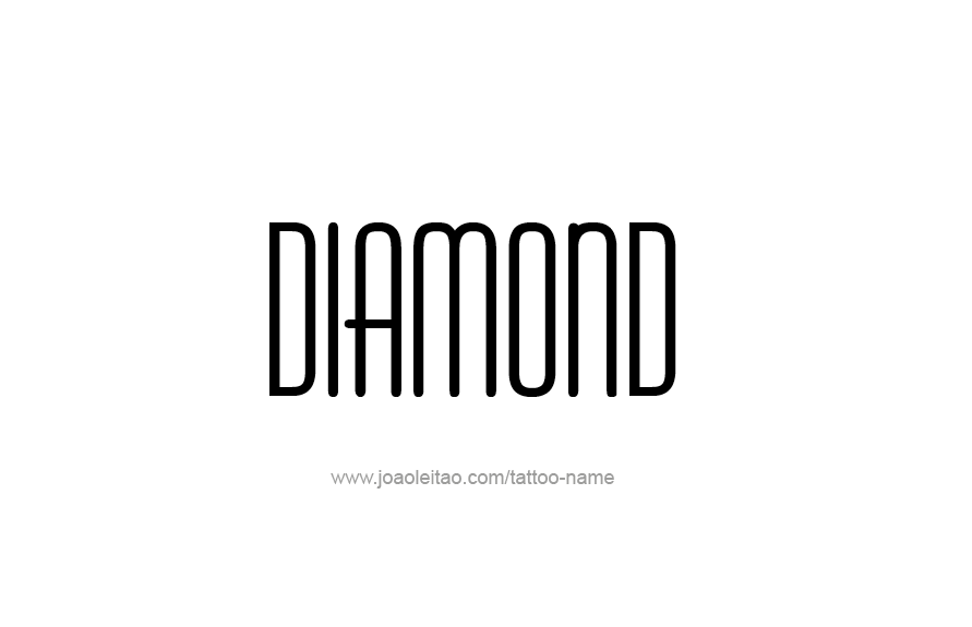 Tattoo Design Name Diamond   