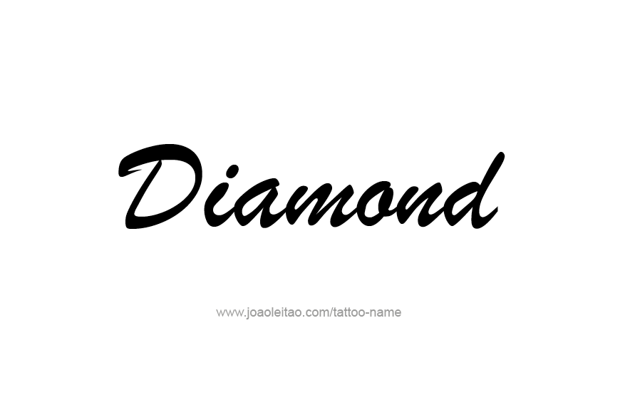 Tattoo Design Name Diamond   