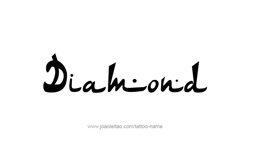 Tattoo Design Name Diamond   