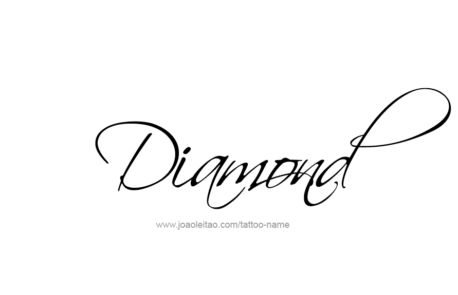 Tattoo Design Name Diamond   