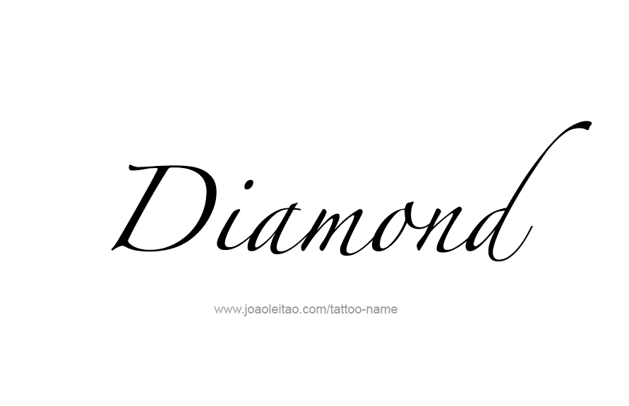 Tattoo Design Name Diamond   