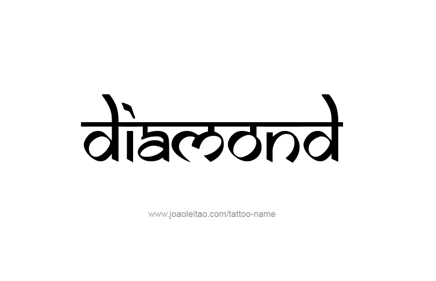 Tattoo Design Name Diamond   