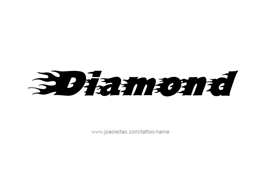 Tattoo Design Name Diamond   