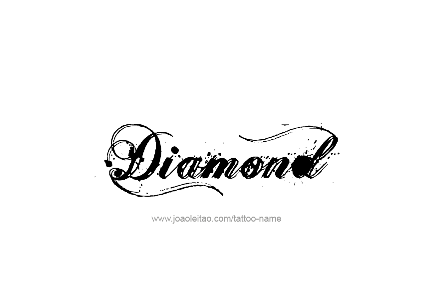 Tattoo Design Name Diamond   