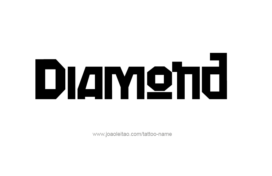 Tattoo Design Name Diamond   