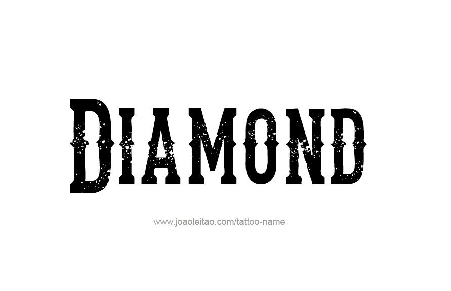 Tattoo Design Name Diamond   