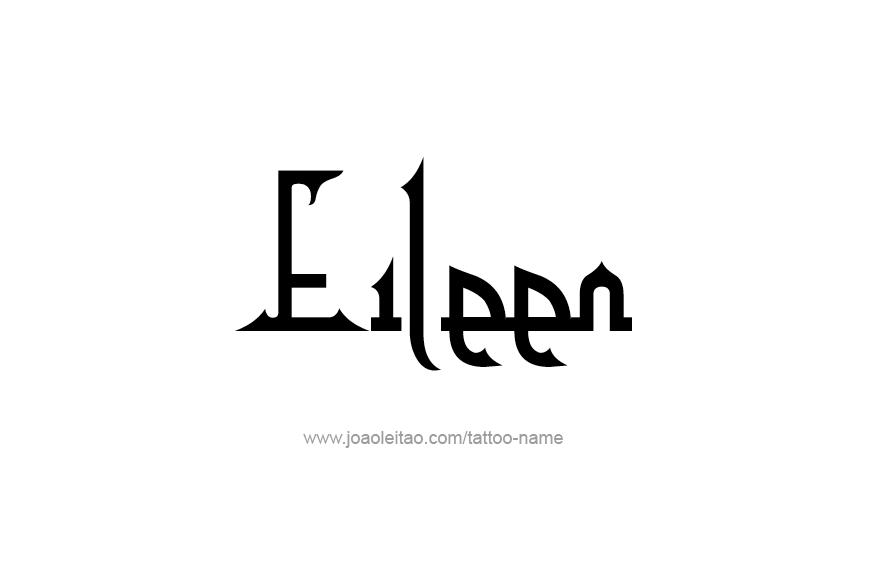 Tattoo Design Name Eileen   