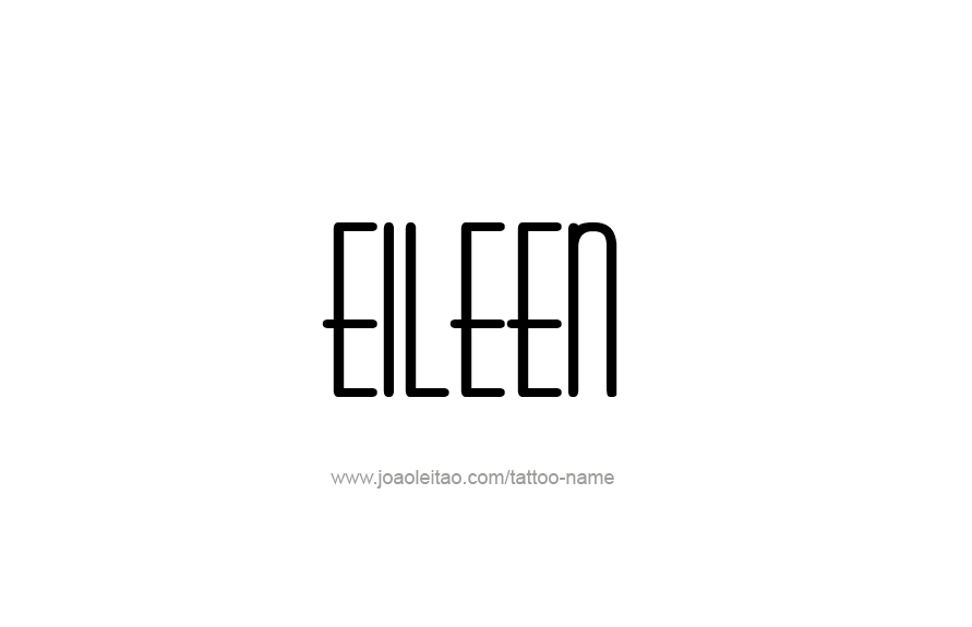 Tattoo Design Name Eileen   