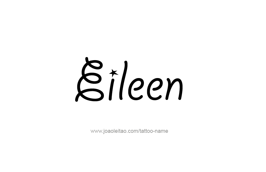 Tattoo Design Name Eileen   