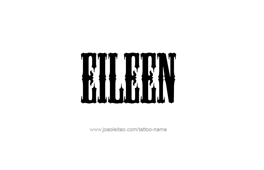 Tattoo Design Name Eileen   